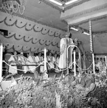 Prof. K. T. Chandy addresses the audience at the eleventh convocation ceremony