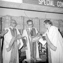Dr. Erhard Eppler at a Special Convocation 