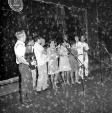 German residents performing a musical piece