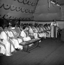Prof. K. T. Chandy addresses the audience at the eleventh convocation ceremony