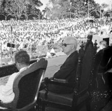 At the Open Air Theatre, 1962