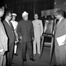 Some of the distinguished staff and faculty of IIT Madras at Prof. B. Sengupto’s farewell function, 1967
