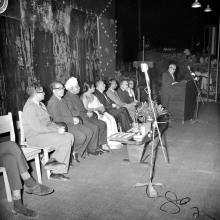Prof. W. Koch addresses the audience at Prof. Sengupto’s farewell, 1967