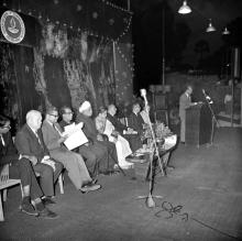 Prof. R. G. Narayanamurthi addresses the audience at Prof. B. Sengupto’s farewell function, 1967
