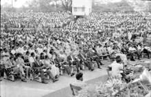 A view of audience on 1st Convocation