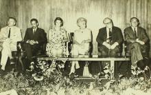 Distinguished guests and the Director at IIT Madras, 1968