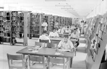The Central Library's reading hall