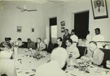 Lunch during the visit of H. E. Theodor Heuss to IIT Madras, 1960