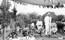 Dr. A. L. Mudaliar speaks at the inauguration of IIT Madras' Central School building, 1965