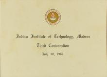 Invitation to the third convocation (cover)