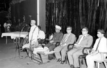 Mr. M. Bhaktavatsalam addresses the audience during the Sixth Institute Day, 1965