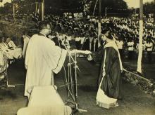 Prof. B. Sengupto presents Ms. N. Chandralekha her degree