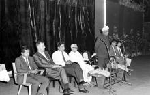 Dr. A. L. Mudaliar addresses the audience during the Sixth Institute Day, 1965