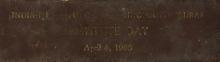 Label attached to the physical photograph album of the Sixth Institute Day