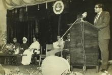 Prof. S. Sampath addresses the audience, 1967