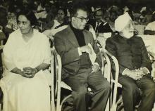 The chief guests with the Director, 1967