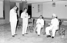 In conversation at IIT Madras, 1964