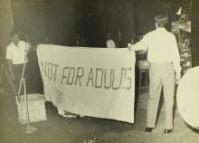 Students stage a play at the Eighth Institute Day, 1967