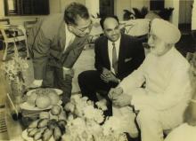 At the inauguration of Alakananda Hostel, 1966
