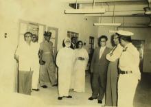 A photograph taken inside Alakananda Hostel during its inauguration, 1966