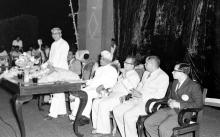 Mr. R. Venkataraman addresses the audience during the Fifth Institute Day, 1964