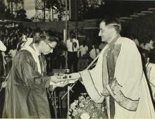 Mr. G. Raghavan receives the President’s Prize for the year 1968 from Dr. Vikram A. Sarabhai, 1968