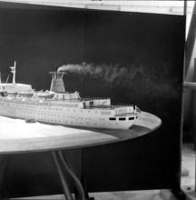 Smoke nuisance test on model of SS State of Bombay