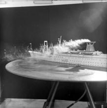 Smoke nuisance test on model of SS State of Bombay