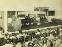 Prof. H. N. Mahabala addressing the audience, 1973