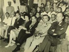 A section of the audience during the inauguration of the Computer Centre at IIT Madras, 1973