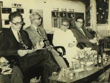 Distinguished guests and some of the IIT Madras faculty at the Computer Centre inauguration, 1973