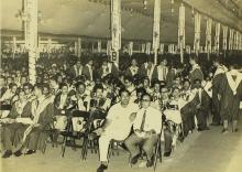 A view of the audience and graduates at the eleventh convocation ceremony