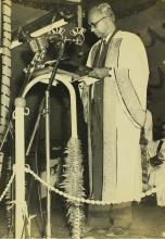 Prof. K. T. Chandy addresses the audience at the eleventh convocation ceremony