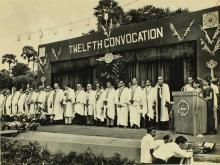 Invocation during the 12th Convocation, 1975
