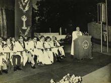 Prof. K. T. Chandy addresses the audience, 1975