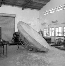 FRP microwave antenna (3.3 m) made at the FRP Centre