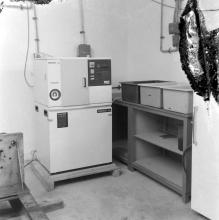 A machine that appears to be a Weather-ometer at the FRP Centre