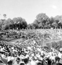 Audience in Open Air Theatre