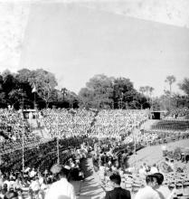 Audience in Open Air Theatre
