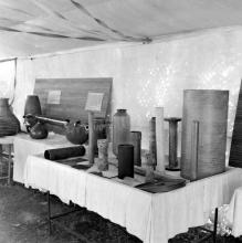 An exhibition consisting of FRP products that were made at the FRP Centre for various clients 