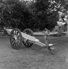 A bullock cart that was made at the FRP Centre