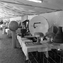An exhibition consisting of FRP products that were made at the FRP Centre for various clients 