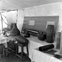An exhibition consisting of FRP products that were made at the FRP Centre for various clients 