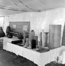 An exhibition consisting of FRP products that were made at the FRP Centre for various clients 