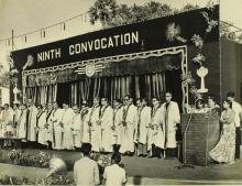 Invocation during the 9th Convocation, 1972