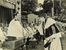 Prof. A. Ramachandran with a student, 1972