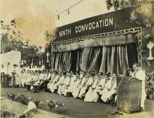 At the 9th Convocation, 1972