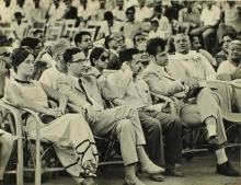 A section of the audience at the Ninth Convocation, 1972