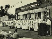 Invocation during the 10th Convocation, 1973