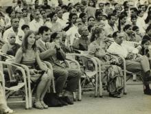 A section of the audience at the 10th Convocation, 1973